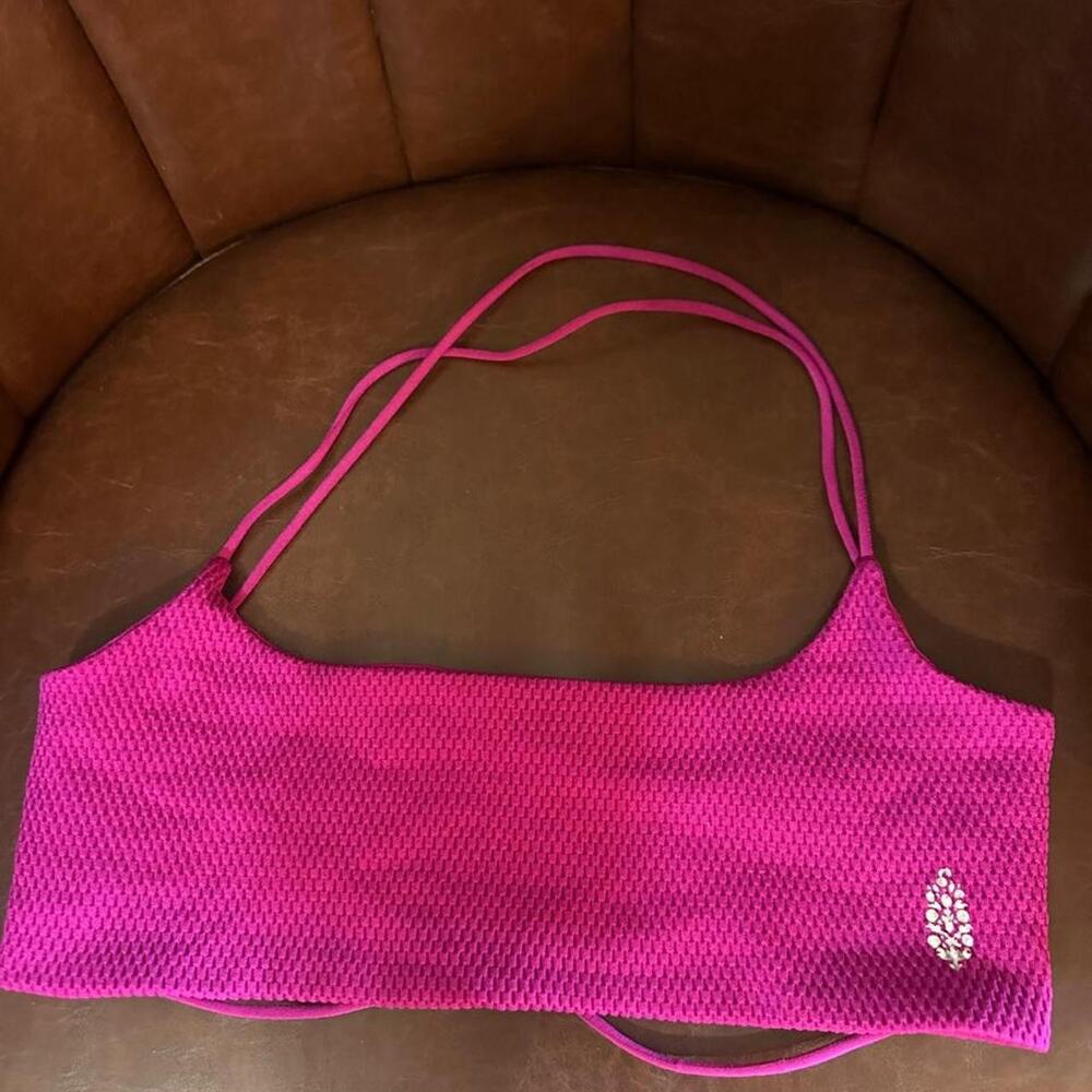 Free people pink sports bra